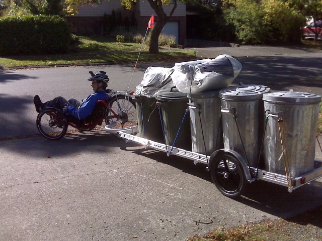 utility trailer to carry bikes