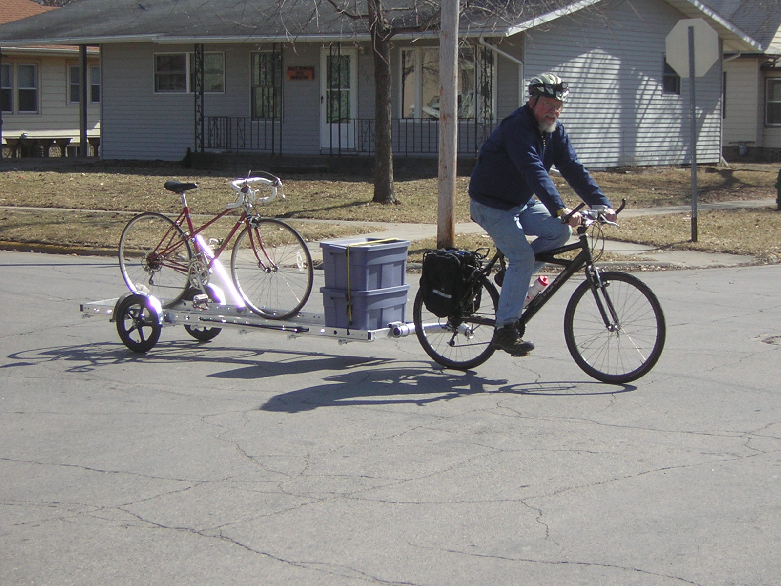 trailer for carrying bicycles