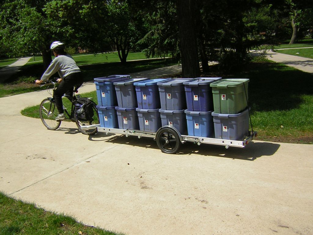 large bicycle trailer